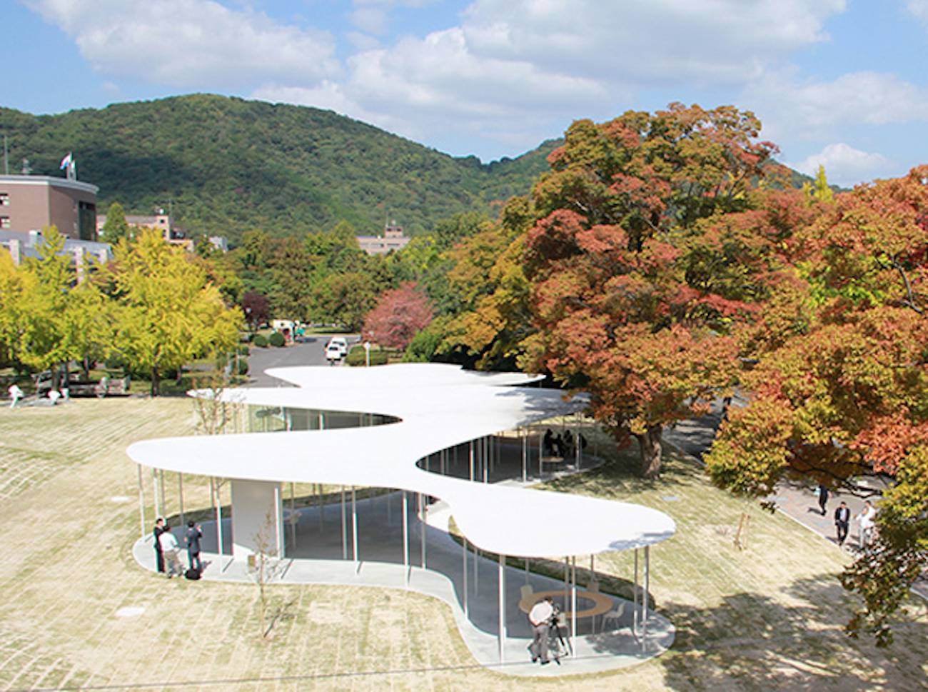 kampüs, japonya, sanaa, okayama üniversitesi, kafe