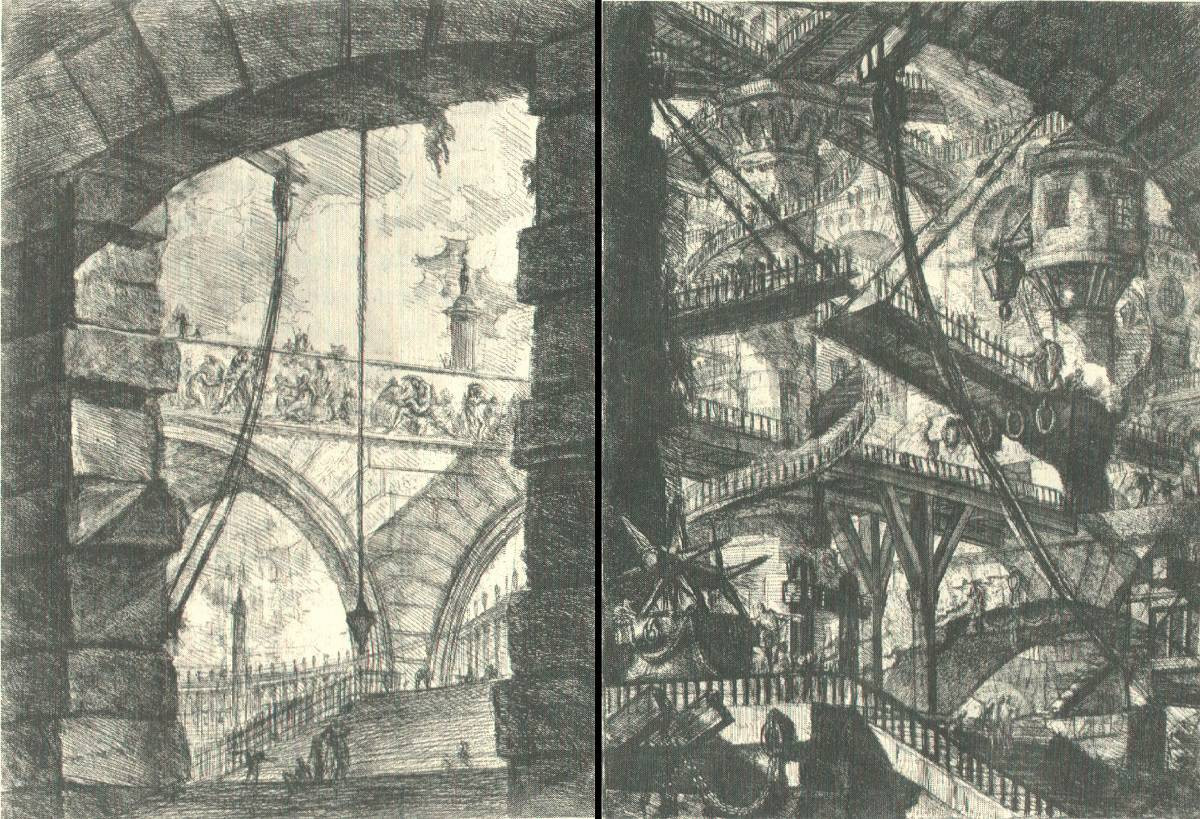 carceri serisi,giovanni battista piranesi