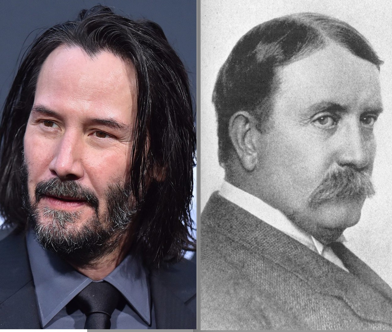 Keanu Reeves ve mimar ve şehir plancısı Daniel H. Burnham