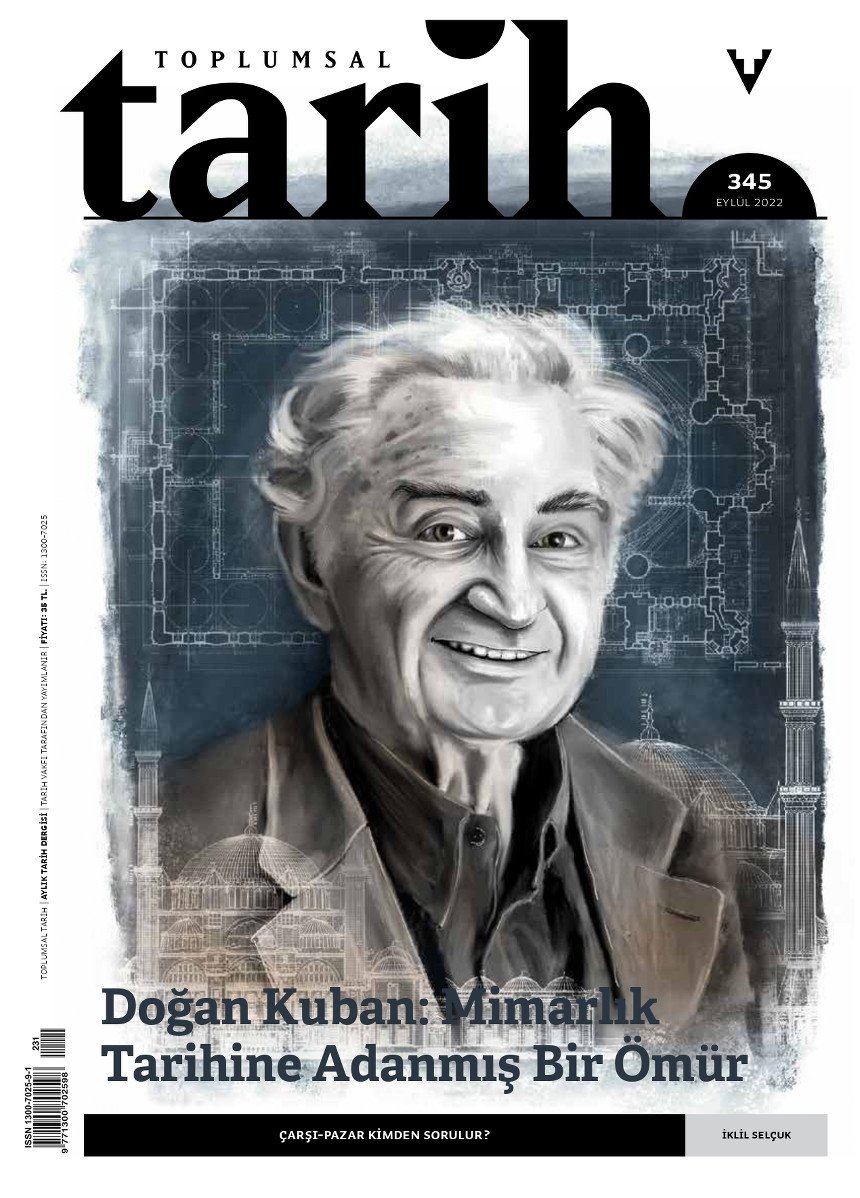 Doğan Kuban Toplumsal Tarih Dergisi kapağında