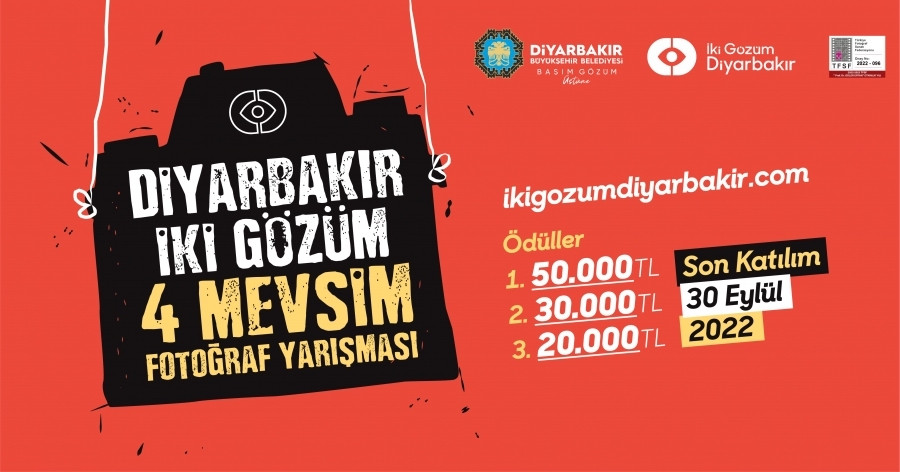 Diyarbakır 4 Mevsim Fotoğraf Yarışması duyuru  grafik tasarımı