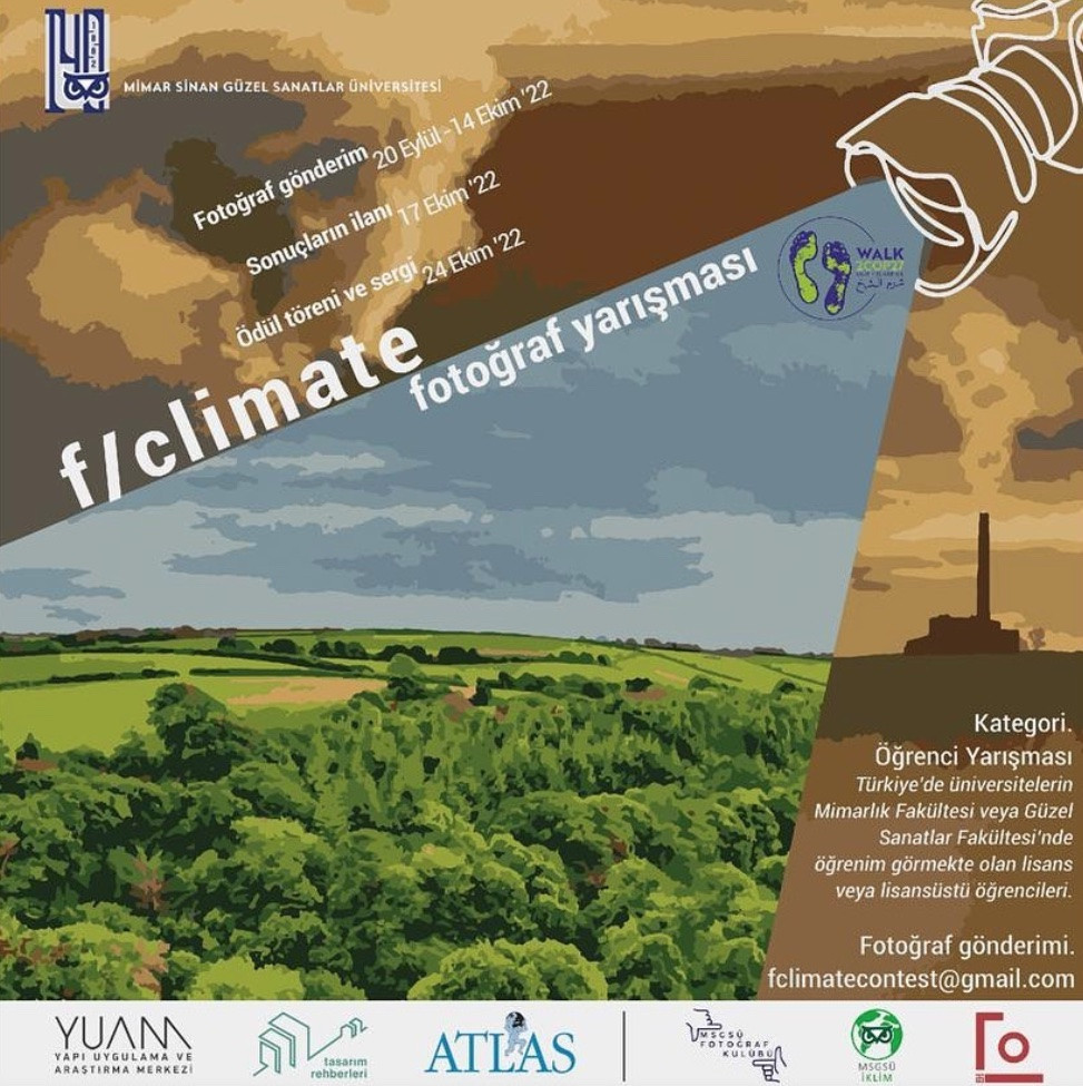 f/climate” Fotoğraf Yarışması duyuru grafik tasarım