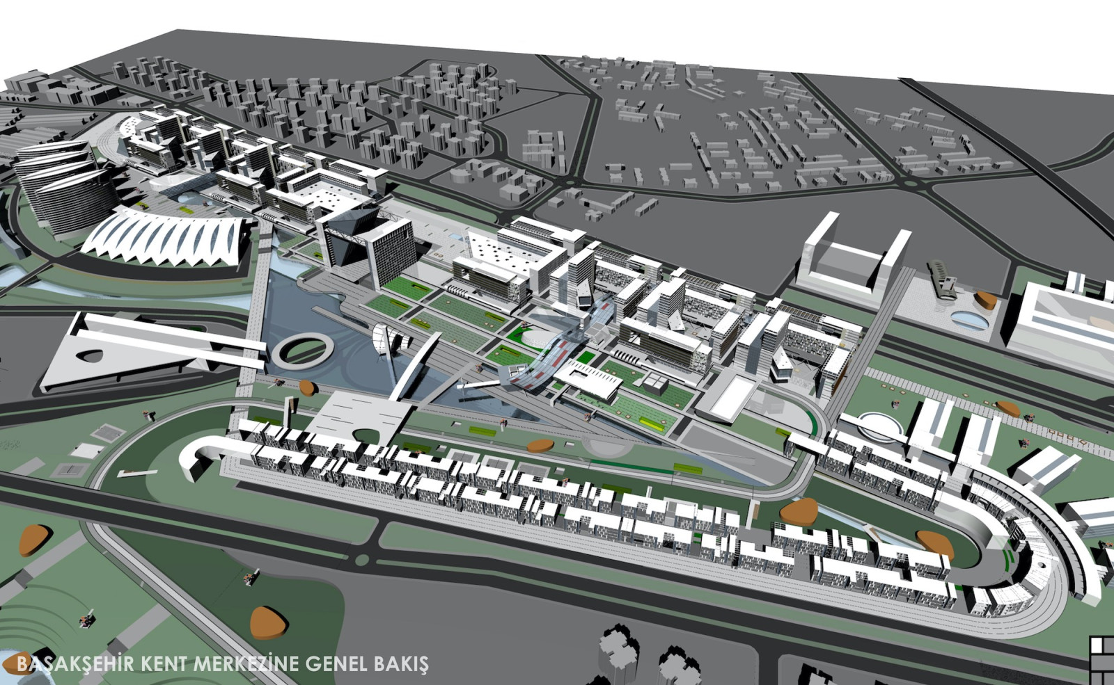 Başakşehir Kent Merkezi II Kademeli - Ulusal Kentsel Tasarım Proje Yarışması