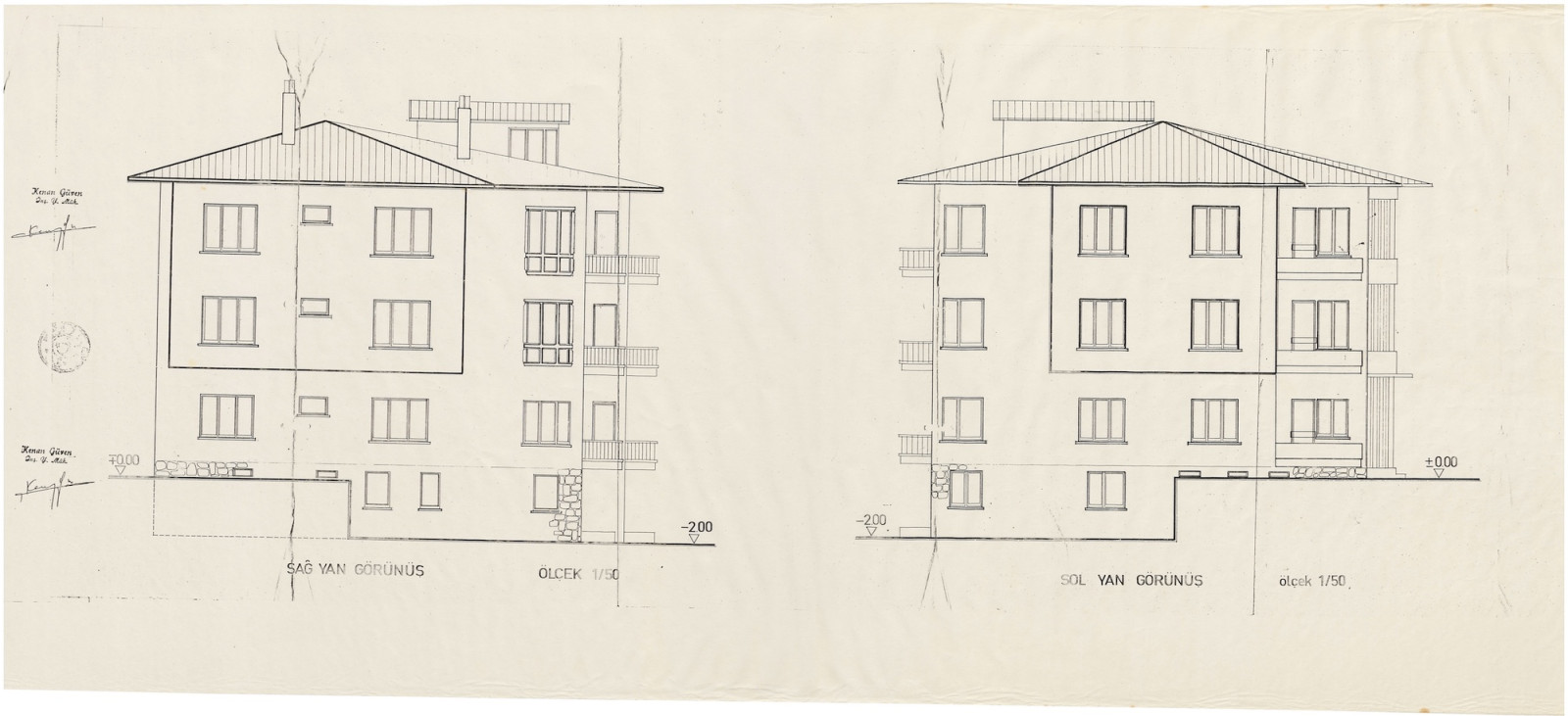 Yeniköy’de İstamatiya - Vasil Vingas Apartmanı, 1956
