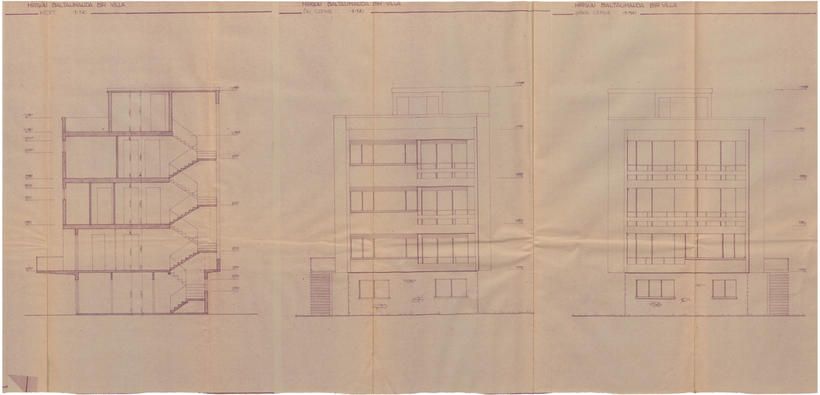 Baltalimanı’nda Bir Villa Projesi, 1967